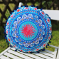 Preview: Rundes Kissen Mandala Blume medium  40cm